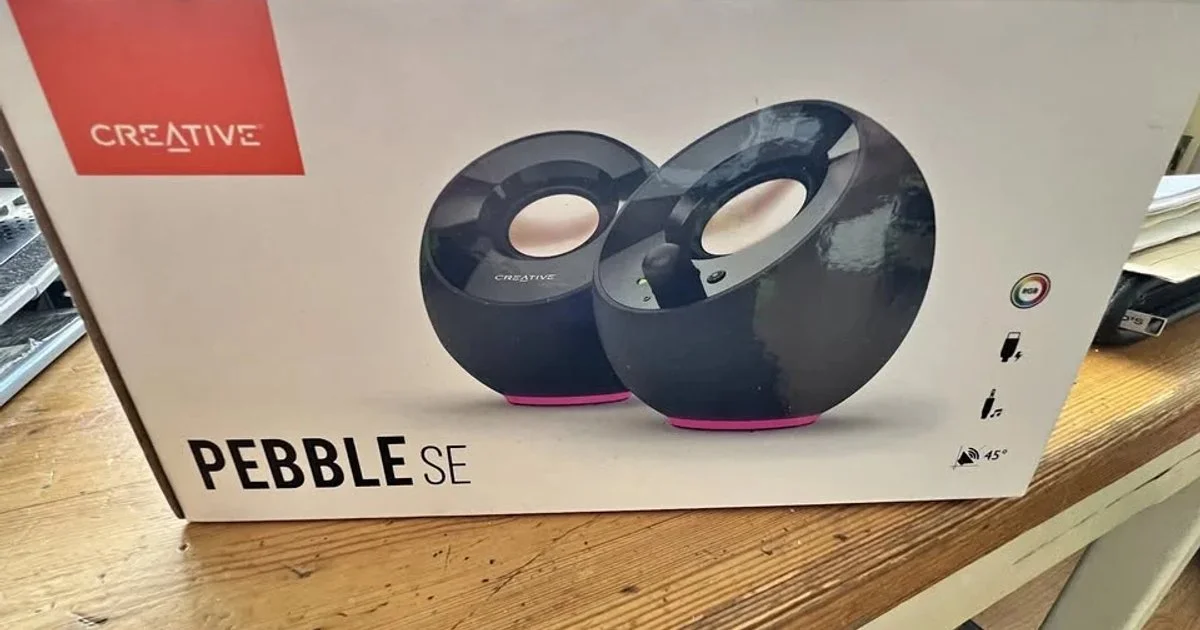 Creative Pebble SE USB Desktop Speakers - New in Box