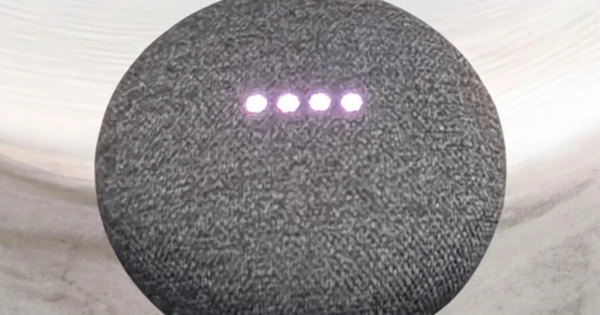 Google Home Mini used