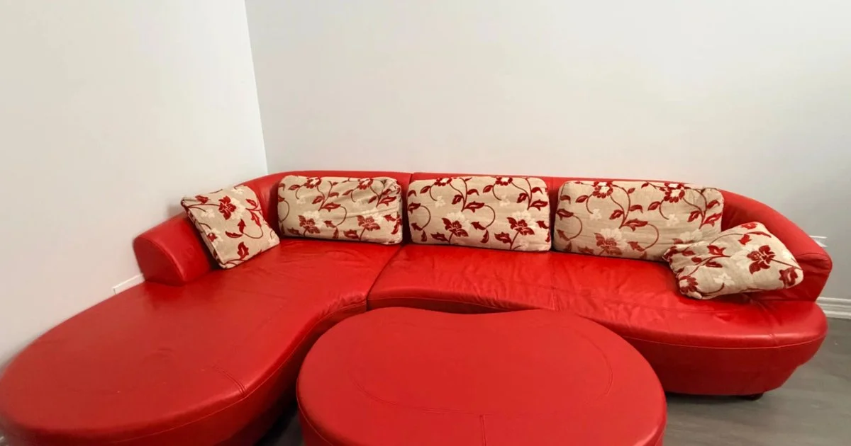 Red couch