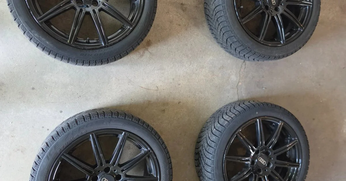 Audi Pirelli Winter Tires and Rims