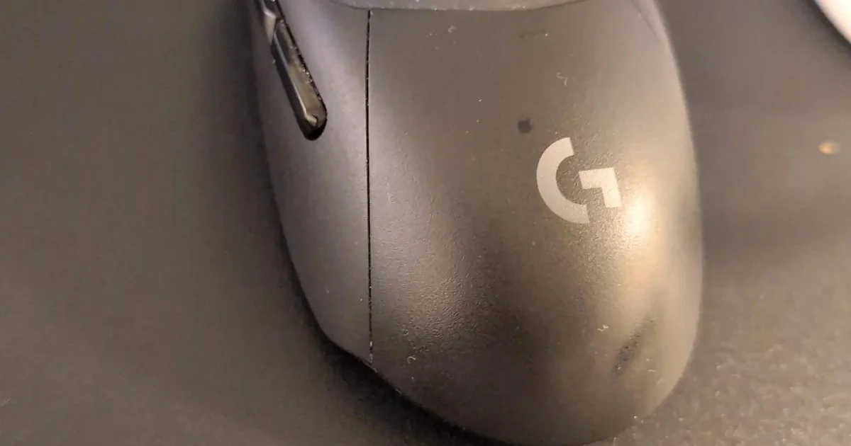 Logitech G Wireless Gaming Mouse - Black, Side Buttons